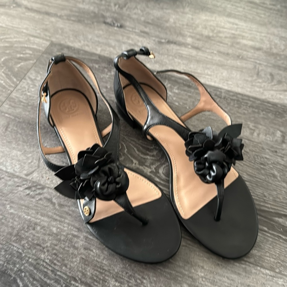 Tory Burch flower sandals